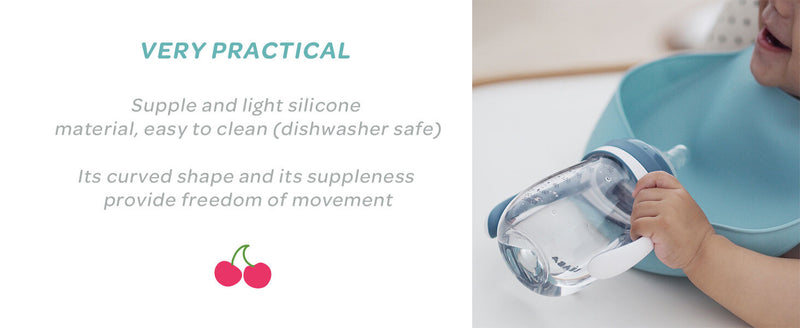 Beaba: Silicone Bib - Light Mist