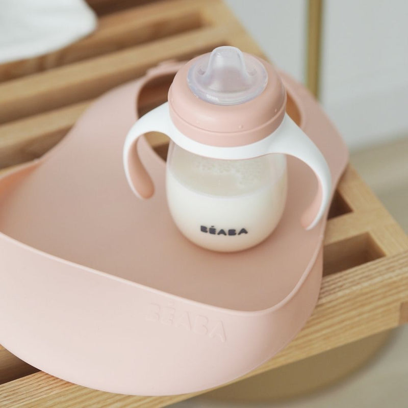 Beaba: Silicone Bib - Pink