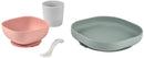 Beaba: Silicone Suction Meal Set - Eucalyptus