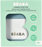 Beaba: Stainless Steel Food Container - Baltic Blue/White (500ml)