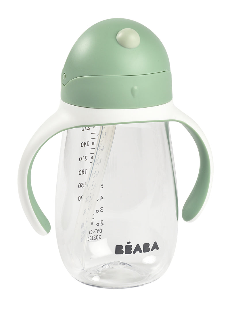 Beaba: Straw Cup - Sage Green (300ml)