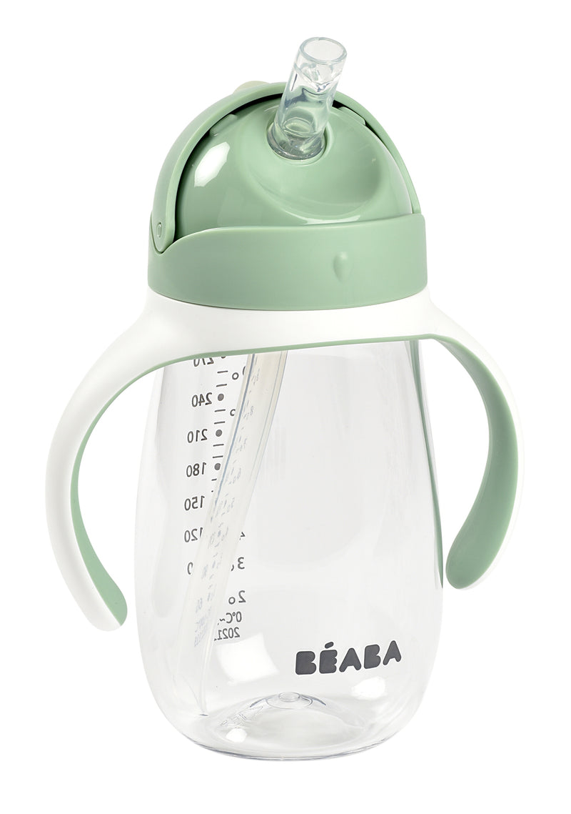 Beaba: Straw Cup - Sage Green (300ml)