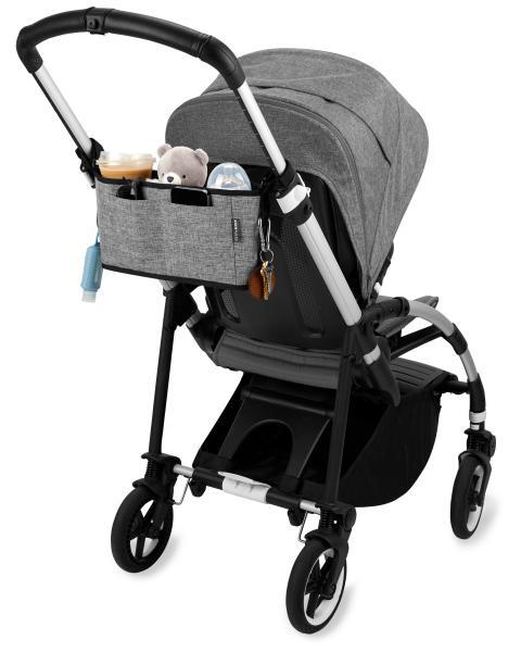 Skip Hop: Grab & Go Ultra Stroller Organiser - Grey Melange