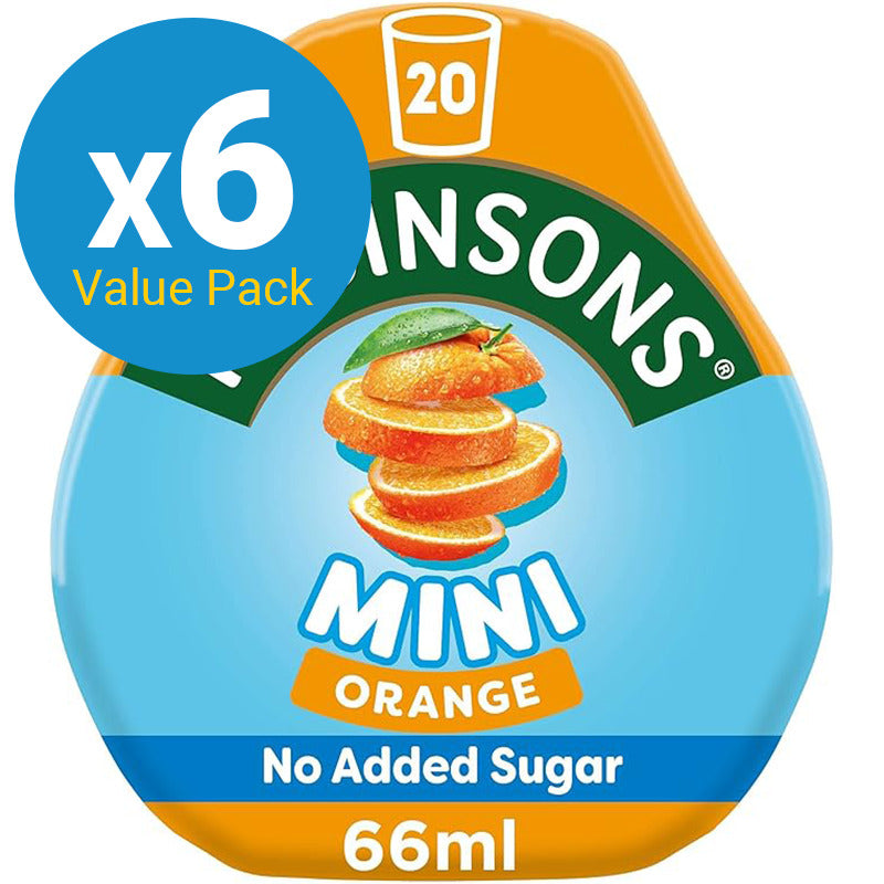 Robinsons: Mini Orange Water Drops - 66ml (6 Pack)