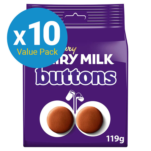 Cadbury Giant Buttons Bag - 119g (10 Pack)