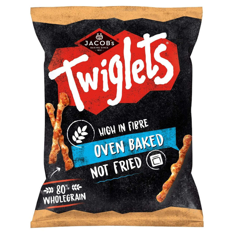 Jacobs Twiglets Snack - 105g (12 Pack)