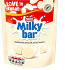 Milkybar Chocolate Giant Buttons Sharing Pouch - 85g (12 Pack)