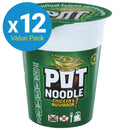 Pot Noodle: Chicken & Mushroom Instant Noodles - 90g (12 Pack)