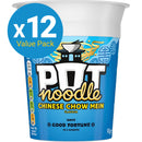 Pot Noodle Chinese Chow Mein - 90g (12 Pack)