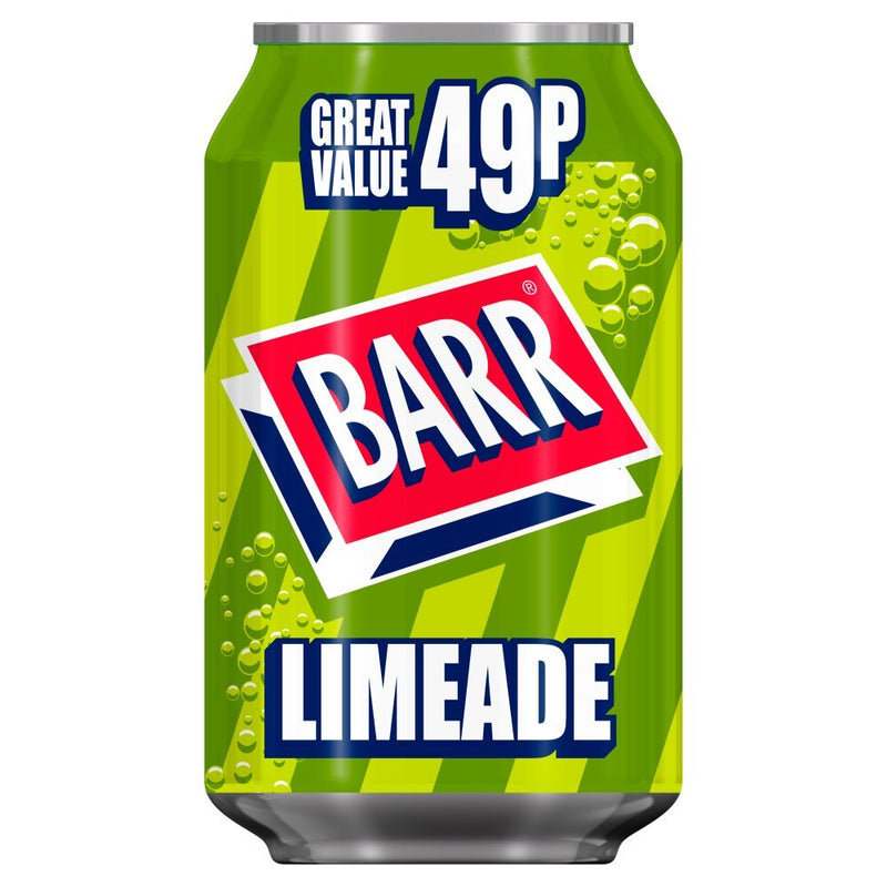 Barr Limeade Soft Drink Can - 330ml