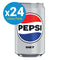 Pepsi Diet Soft Drink Can - 330ml (24 Pack)