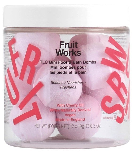 Fruit Works: TLC Mini Foot & Bath Bombs (12x10g)