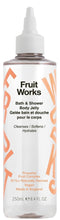 Fruit Works: Bath & Shower Body Jelly Bottle with Nozzle Cap (250ml)