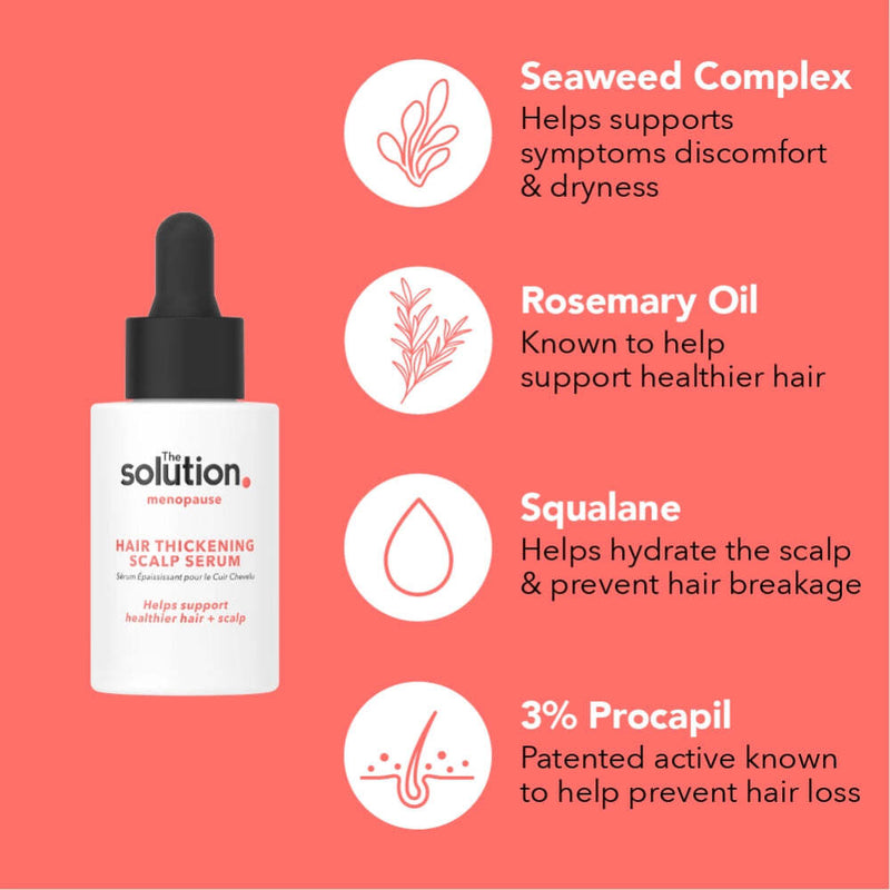 The Solution: Menopause Anti-Hair Loss Scalp Serum (30ml)