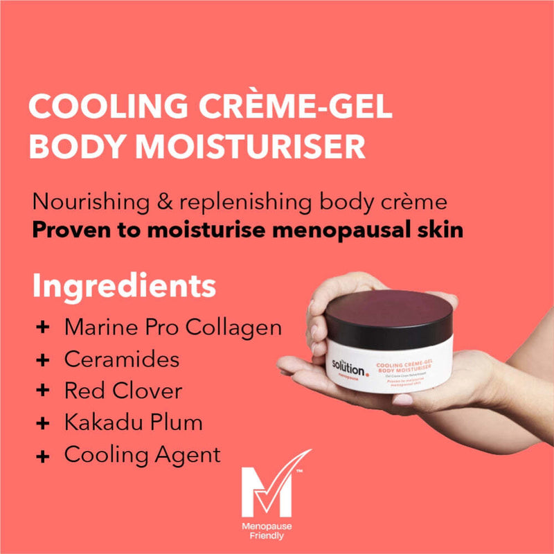 The Solution: Menopause Cooling Crème-Gel Body Moisturiser (200ml)