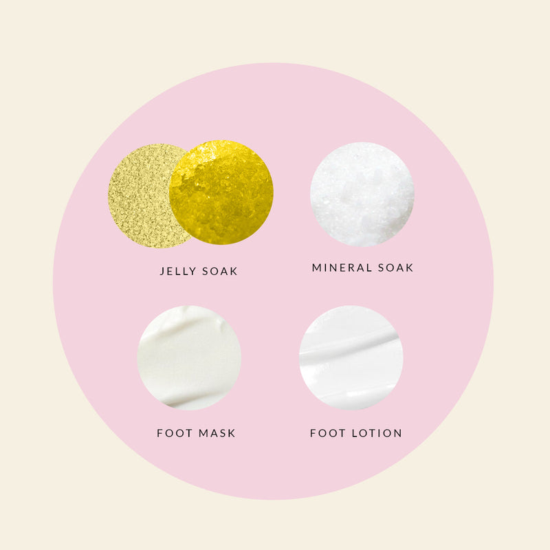 Mitty: 4 Step Pedi Kit - Lemon