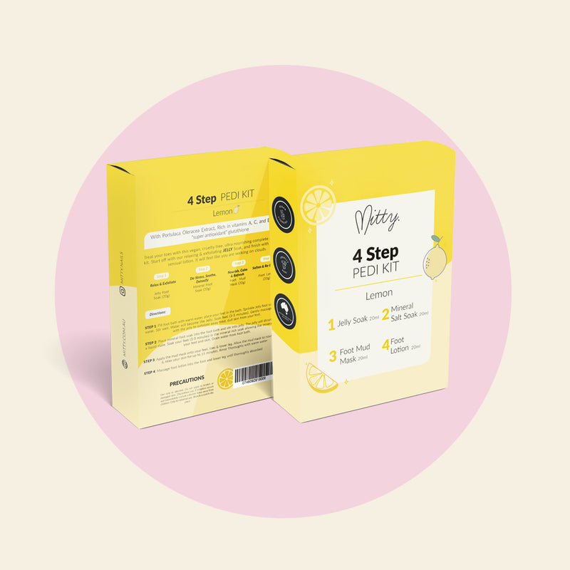 Mitty: 4 Step Pedi Kit - Lemon