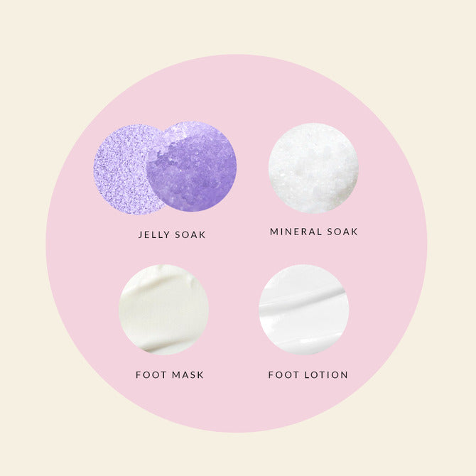 Mitty: 4 Step Pedi Kit - Lavender