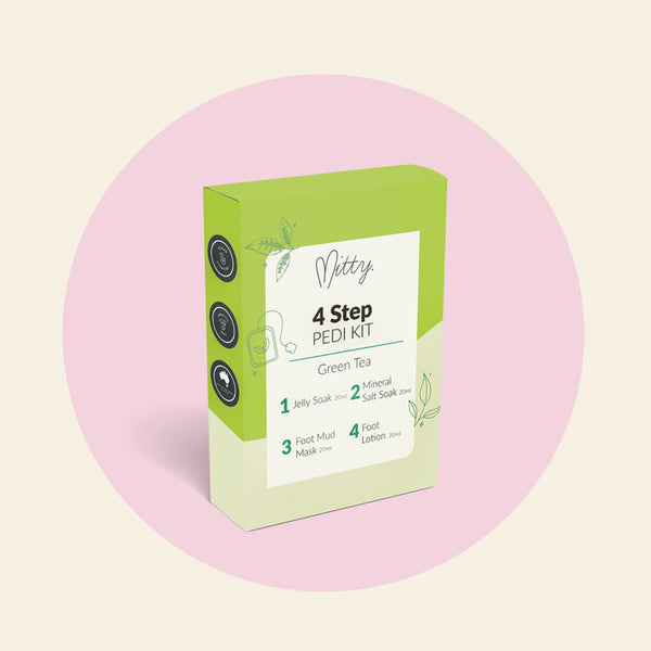 Mitty: 4 Step Pedi Kit - Green Tea