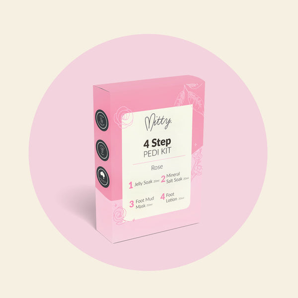 Mitty: 4 Step Pedi Kit - Rose