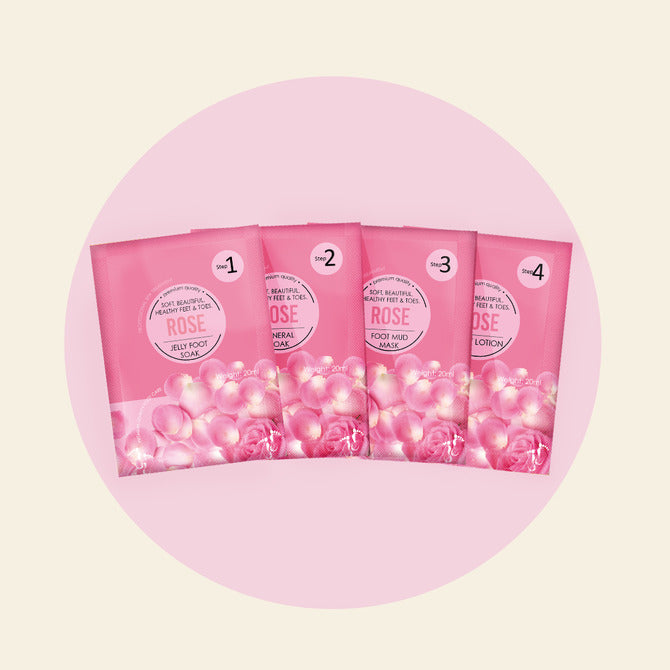 Mitty: 4 Step Pedi Kit - Rose