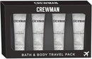 Crewman: Travel Set - 45ml Shampoo, Conditioner, Shower Gel, Shave Balm