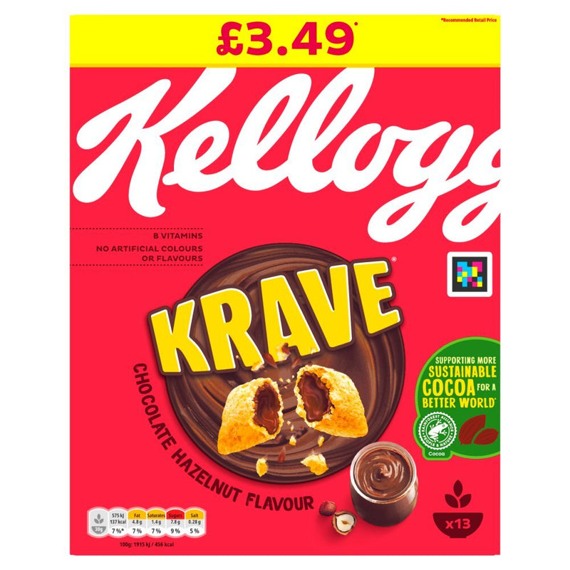 Kelloggs Krave Chocolate Hazelnut - 410g