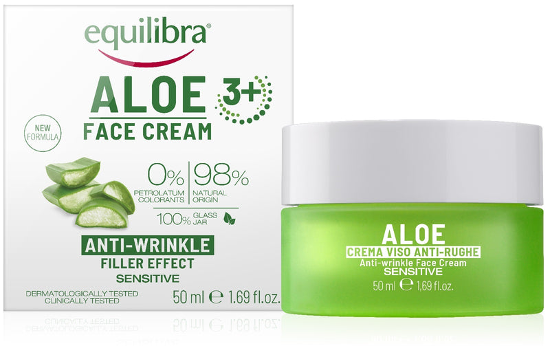 Equilibra: Aloe Vera Anti-Wrinkle Face Cream (50ml)