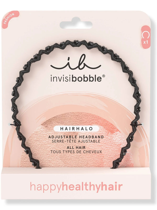 Invisibobble: HairHalo True Dark Sparkle Adjustable Headband