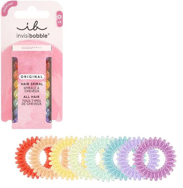 Invisibobble: Original Rainbow Vibes Hair Ties (8 Piece)