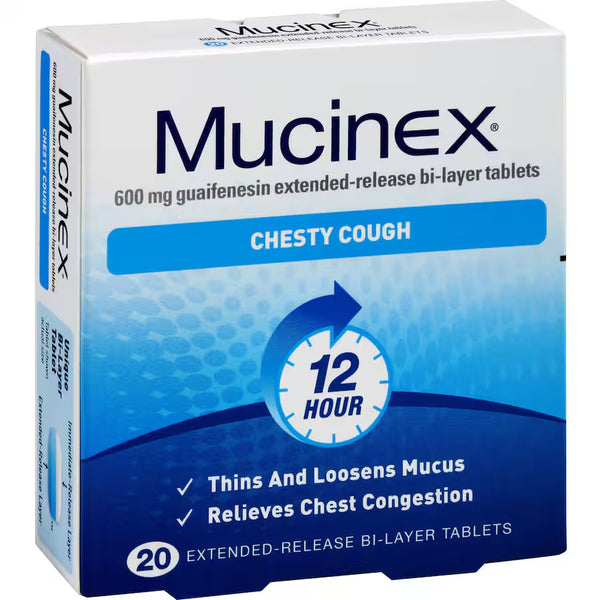 Mucinex: Chesty Cough Tablets (20 Tabs)