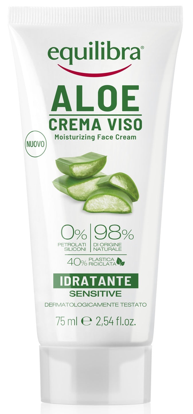 Equilibra: Aloe Vera Moisturizing Face Cream (75ml)