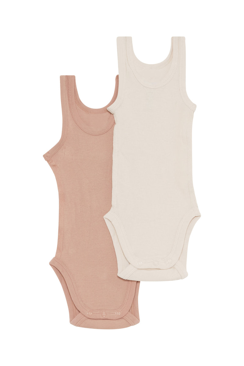 Bonds: Organics Singletsuit 2 Pack - Ceramic Dust/Macadamia (Size 000)