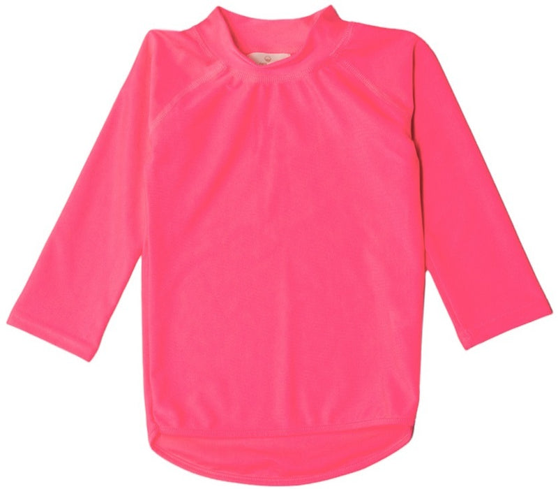 Nestling: Swim Rash Vest - Neon Pink (12 years)