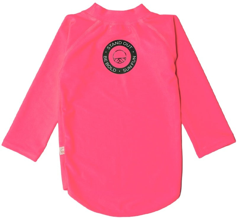 Nestling: Swim Rash Vest - Neon Pink (12 years)