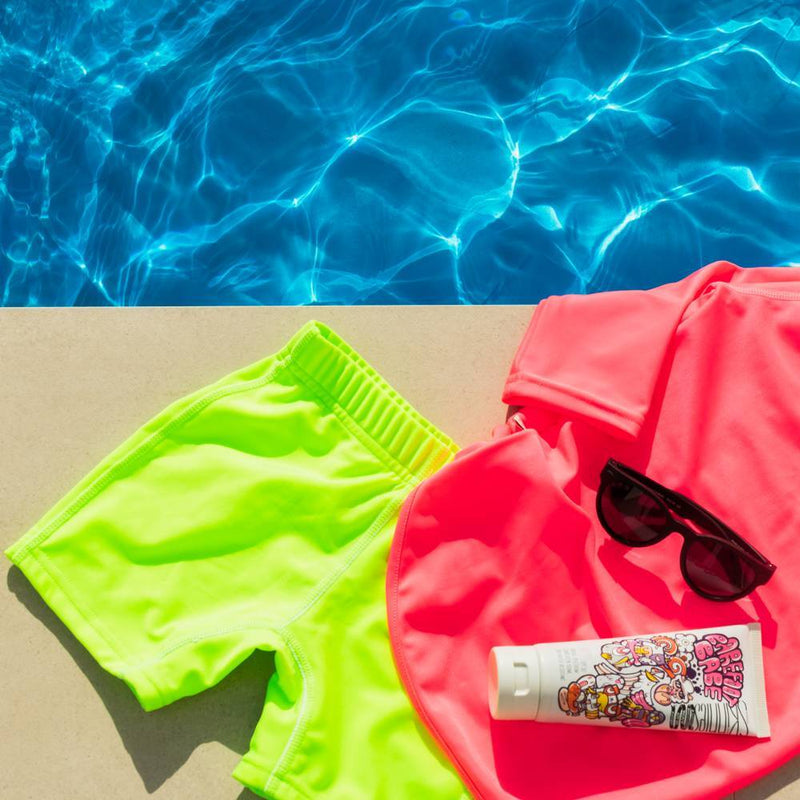 Nestling: Swim Shorts - Neon Green (8 years)