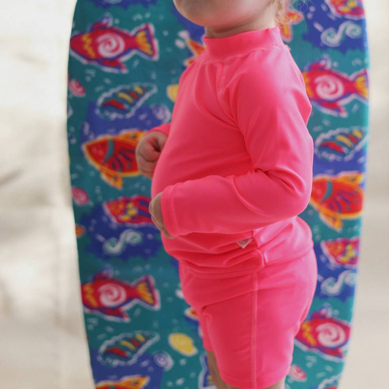 Nestling: Swim Shorts - Neon Pink (6 years)