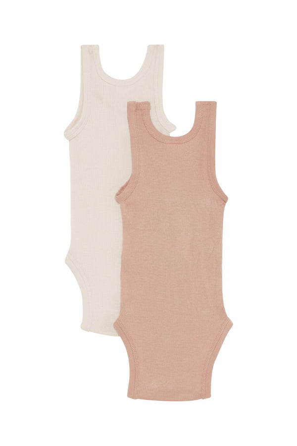 Bonds: Organics Singletsuit 2 Pack - Ceramic Dust/Macadamia (Size 0000)