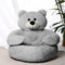 ZOOMIES Bear Dog Bed - Gray