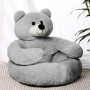 ZOOMIES Bear Dog Bed - Gray