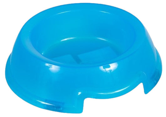 Yours Droolly: Bowl Plastic Single - Small/Blue