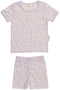 Woolbabe: Merino/Organic Cotton Summer Pyjamas - Mauve Manuka (2 Years)