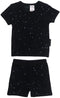 Woolbabe: Merino/Organic Cotton Summer Pyjamas - Night Stars (1 Year)