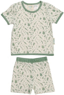 Woolbabe: Merino/Organic Cotton Summer Pyjamas - Sage Bugs (3 Years)