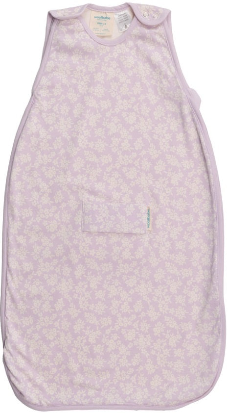 Woolbabe: Mini 3-Seasons Sleeping Bag - Mauve Manuka (0-9 Months)