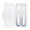 OXO Tot: On The Go Plastic Fork & Spoon Set - Navy