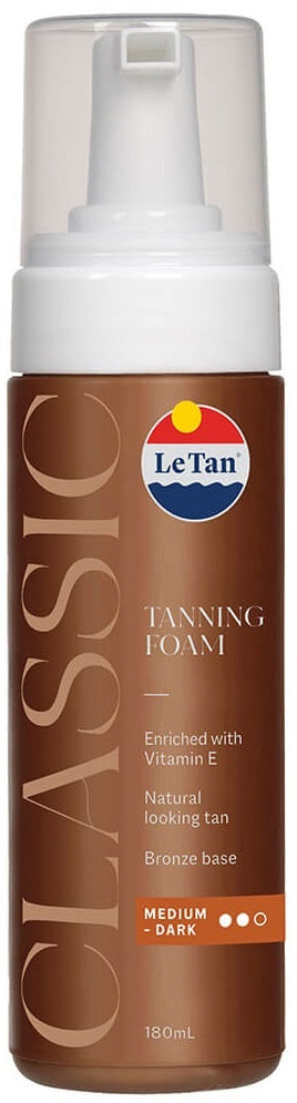 Le Tan: Classic Self Tanning Foam - Medium Dark (180ml)