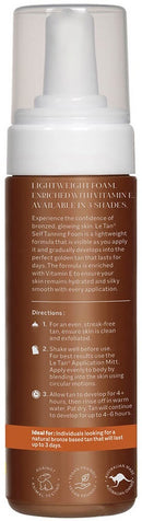 Le Tan: Classic Self Tanning Foam - Medium Dark (180ml)