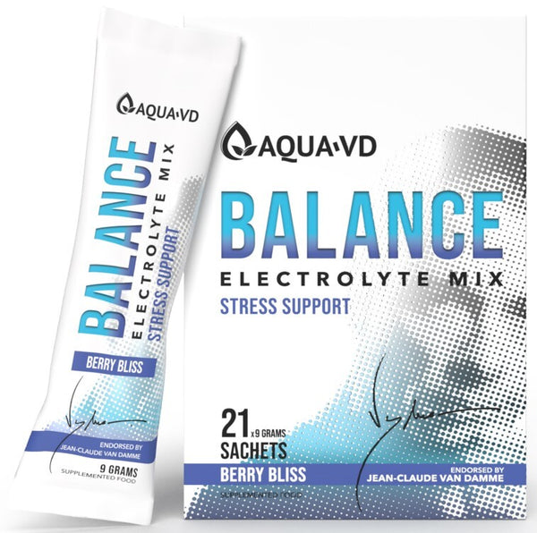 AQUA-VD Balance Electrolyte Mix - Stress Support - Berry Bliss x 21 Sachets