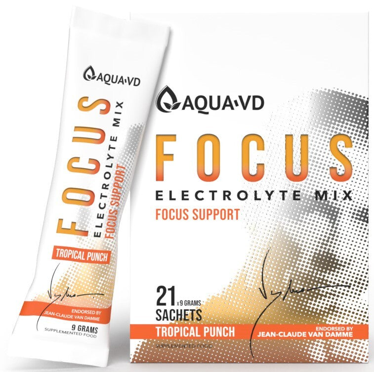 AQUA-VD Focus Support Electrolyte Mix - Tropical Punch x 21 Sachets